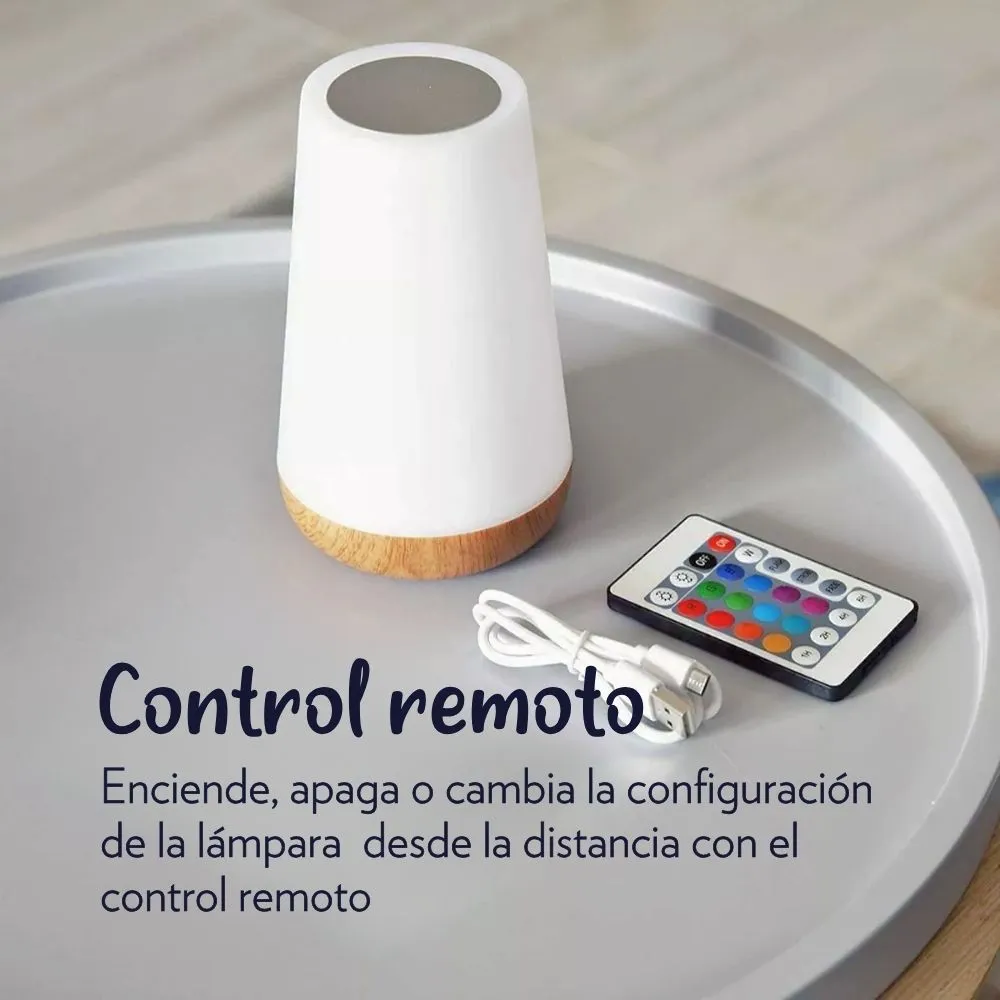 Lámpara De Luz Roja Táctil y LED – LUMI LAMP - Imagen 7