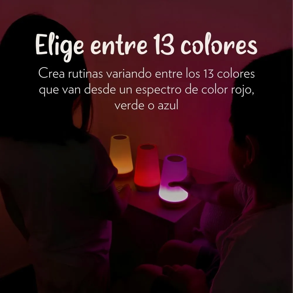 Lámpara De Luz Roja Táctil y LED – LUMI LAMP - Imagen 5