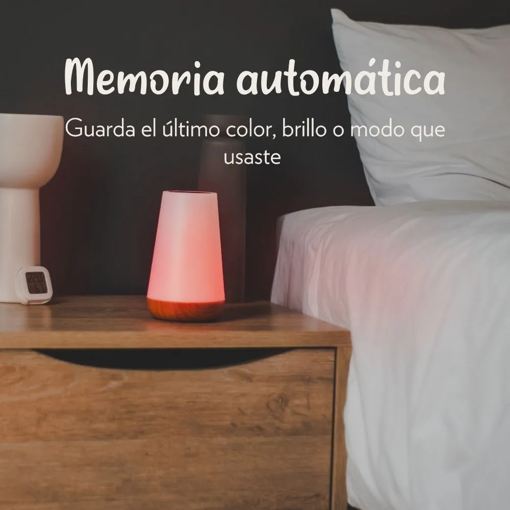 Lámpara De Luz Roja Táctil y LED – LUMI LAMP - Imagen 6